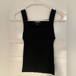 Express Ribbed Square Neck Sweater Tank